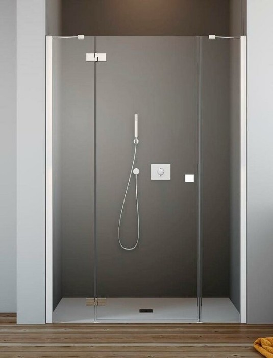 Radaway душевая дверь dwjs 120 l петли хром стекло прозрачное, Essenza New - 385031-01-01L