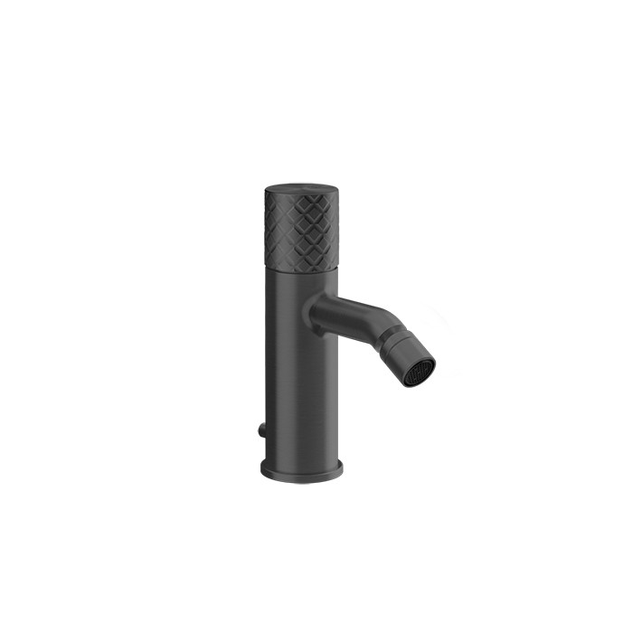 Gessi Смеситель для биде, 1 отв., с донным клапаном, Habito Intreccio, 70107#706 цвет: black metal pvd