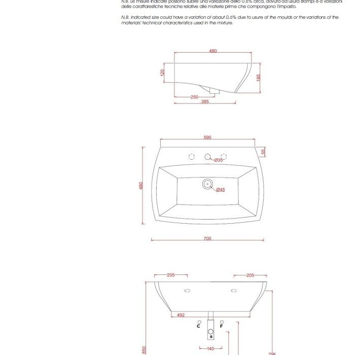 ArtCeram раковина для ванной комнаты, jzl005 01 00 jazz цвет: белый глянцевый