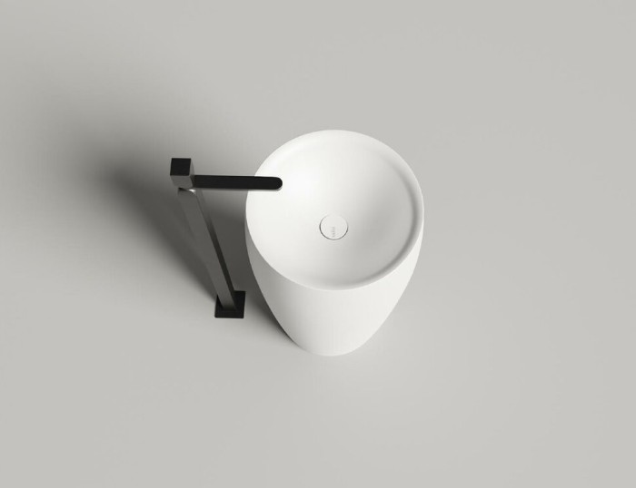 Salini раковина напольная 47x47, armonia, 130311g цвет: глянцевый белый