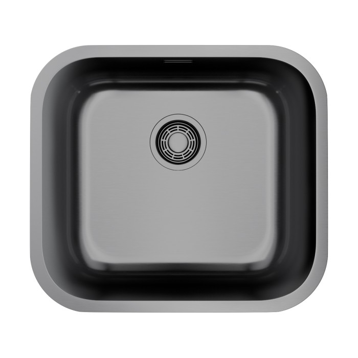 Omoikiri кухонная мойка Omi 49-U/I, вороненая сталь арт. 4993073