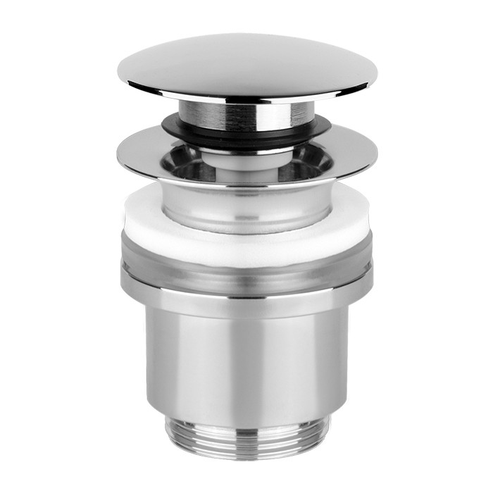 Gessi Донный клапан для раковины Stop&Go 1”1/4, без слива-перелива, хром - 01420#031