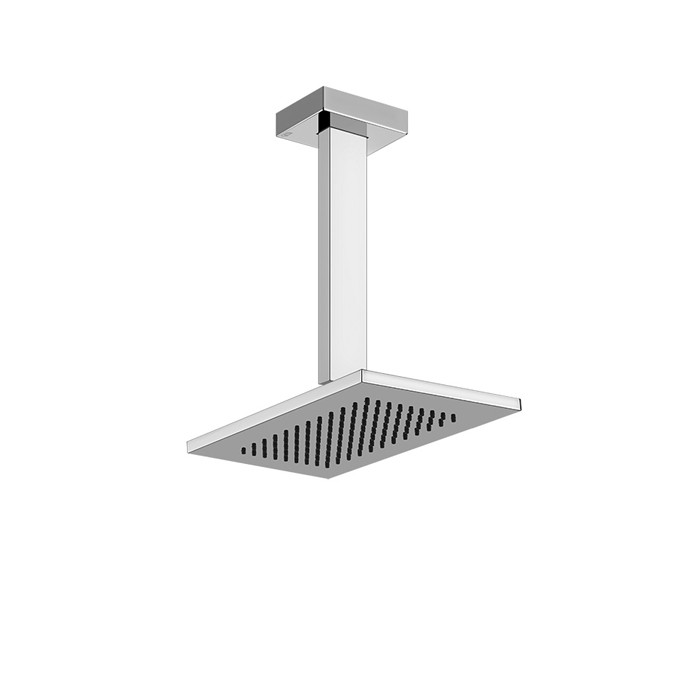 Gessi Верхний душ для потолочного крепления 216x140мм, высота 270мм, Rettangolo, 20151#031 цвет: хром