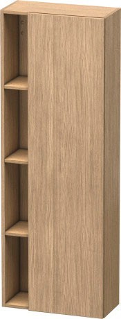 Duravit шкаф-пенал подвесной с полками, durastyle, ds 1238 r 52 цвет: дуб европейский