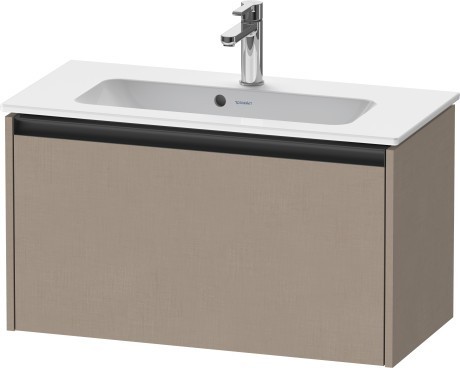 Duravit тумба подвесная под раковину 390 мм х 810 мм х 440 мм, ketho.2, k25056075750000 цвет: лён