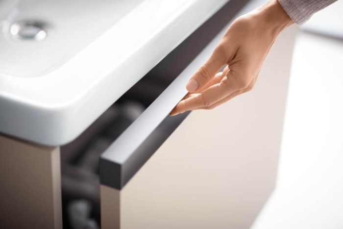 Duravit тумба подвесная под раковину 390 мм х 810 мм х 440 мм, ketho.2, k25056075750000 цвет: лён