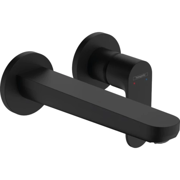 Hansgrohe смеситель для раковины с выпуском, Rebris S, черный арт. 72528670