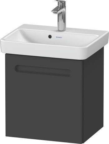 Duravit тумба подвесная петли справа, 440 мм х 386 мм, no.1, n14267r49490000 цвет: графит матовый