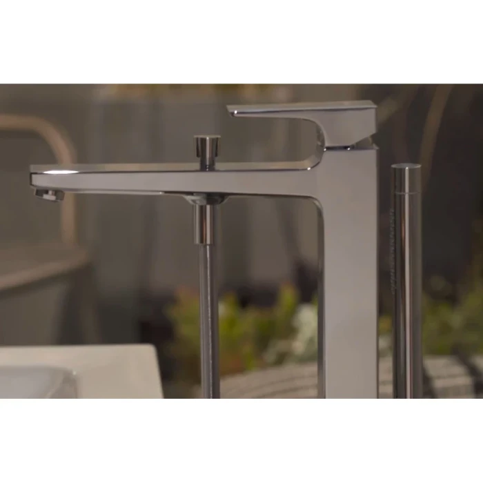 Hansgrohe смеситель напольный для ванны, Metropol, хром арт. 32532000