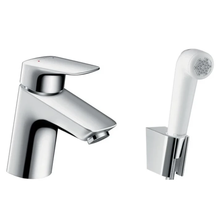 Hansgrohe смеситель для раковины с гигиеническим душем, Logis, хром арт. 71290000