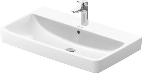 Duravit раковина встраиваемая сверху/подвесная 460 мм х 800 мм, с переливом, с отверстием под смеситель, no.1, 23758000002 цвет: белый