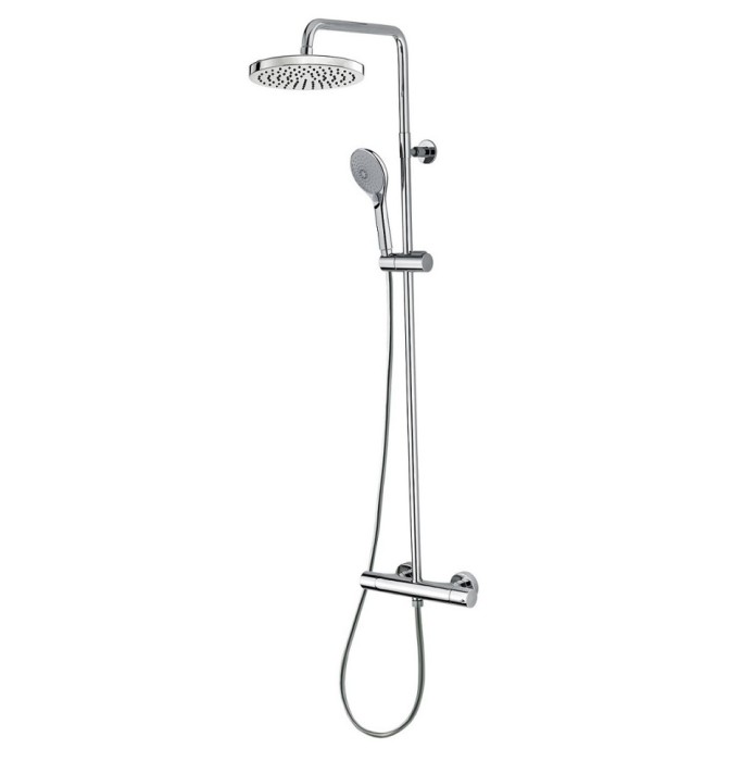 Bossini душевая стойка, elios, хром арт. l10172.030