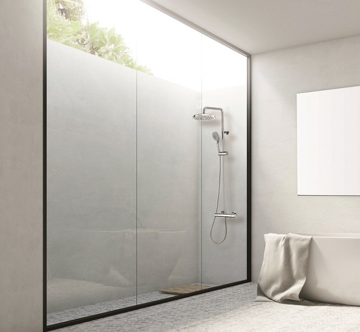 Bossini душевая стойка, elios, хром арт. l10172.030