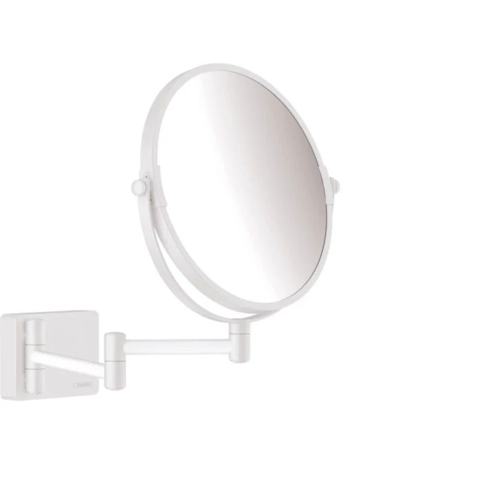Hansgrohe косметическое зеркало x 3, AddStoris, белый арт. 41791700