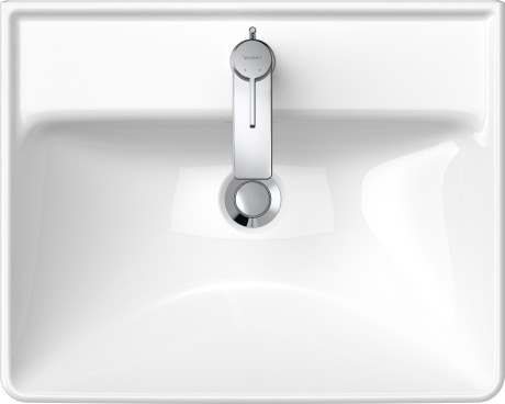 Duravit раковина подвесная 550 мм х 440 мм, с переливом, с отверстием под смеситель, d-neo, 2366550000 цвет: белый