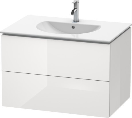 Duravit тумба подвесная под раковину, l-cube, lc626208585 цвет: белый глянцевый