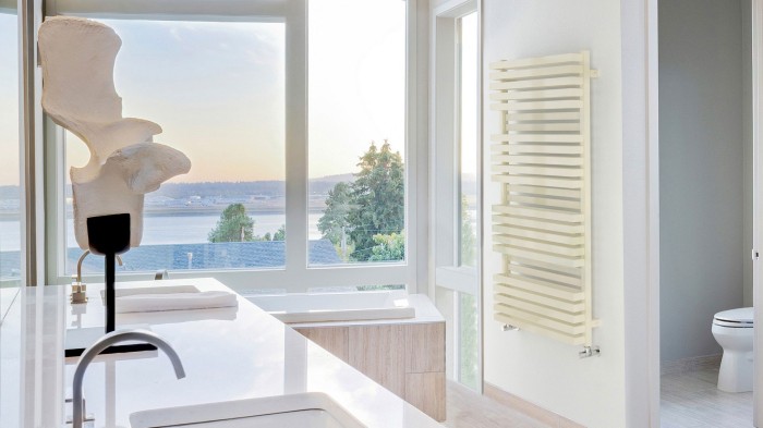 Terma эллектрический полотенцесушитель quadrus slim blower 1185-600