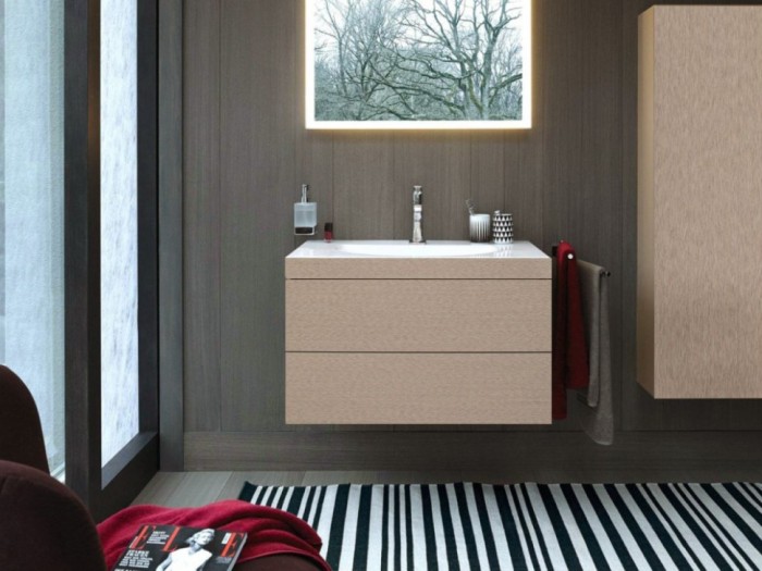 Duravit шкаф подвесной, l-cube, lc1178r1111 цвет: дуб кашемировый
