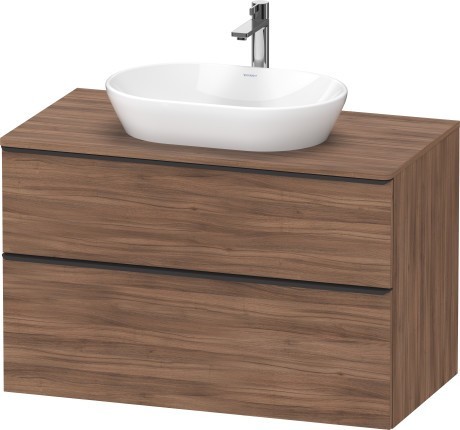 Duravit тумба подвесная под раковину 550 мм х 1000 мм, d-neo, de496807979 цвет: орех натуральный