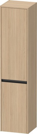 Duravit высокий шкаф с двумя дверцами петли слева 360 мм х 400 мм х 1760 мм, ketho.2, k21329l30300000 цвет: натуральный дуб
