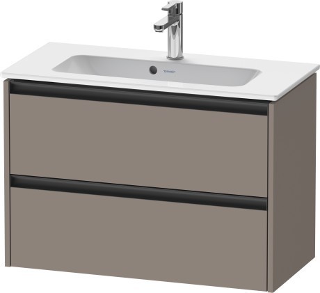 Duravit тумба подвесная под раковину 390 мм х 810 мм х 549 мм, ketho.2, k25256043430000 цвет: базальт матовый