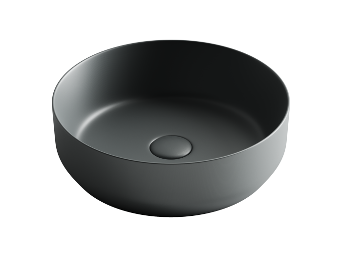 Ceramicanova раковина накладная element, cn6022mdh цвет: серый