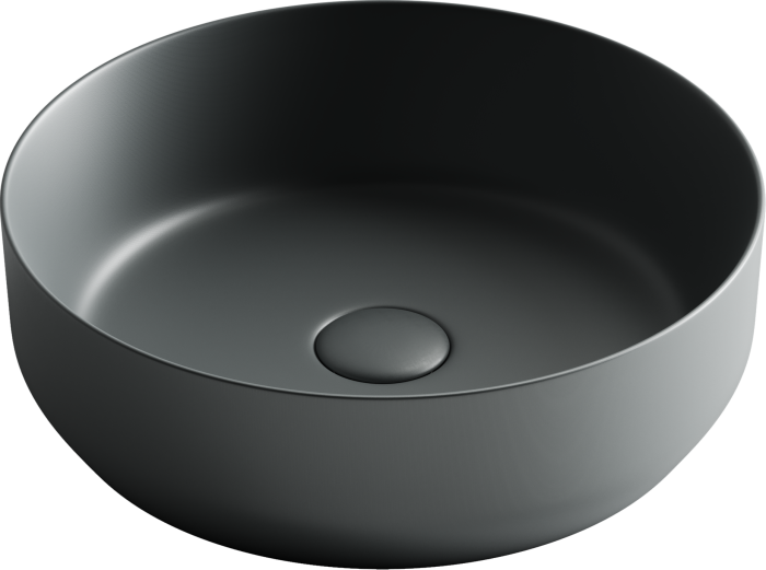 Ceramicanova раковина накладная element, cn6022mdh цвет: серый