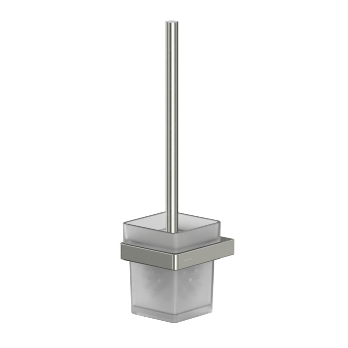Ершик для унитаза, подвесной, Whitecross Cubo nickel brushed, брашированный никель арт. CU2470NIB