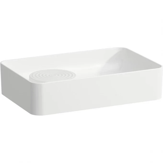 LAUFEN раковина-чаша с полочкой 550х360x125, без отверстий, Val - 8.1228.2.000.112.1