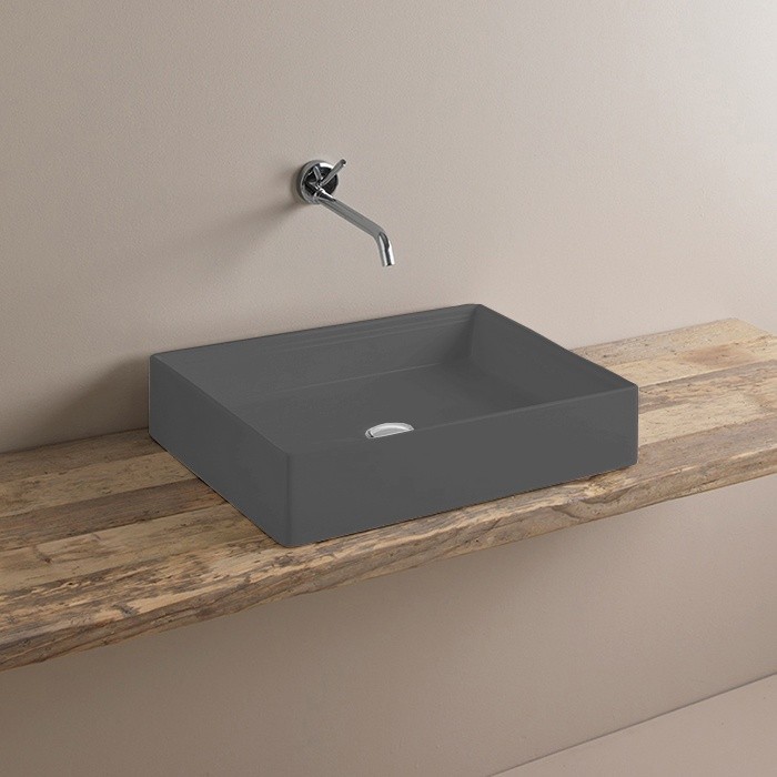 ArtCeram раковина (накладная), scl002 37 00 scalino цвет: синий