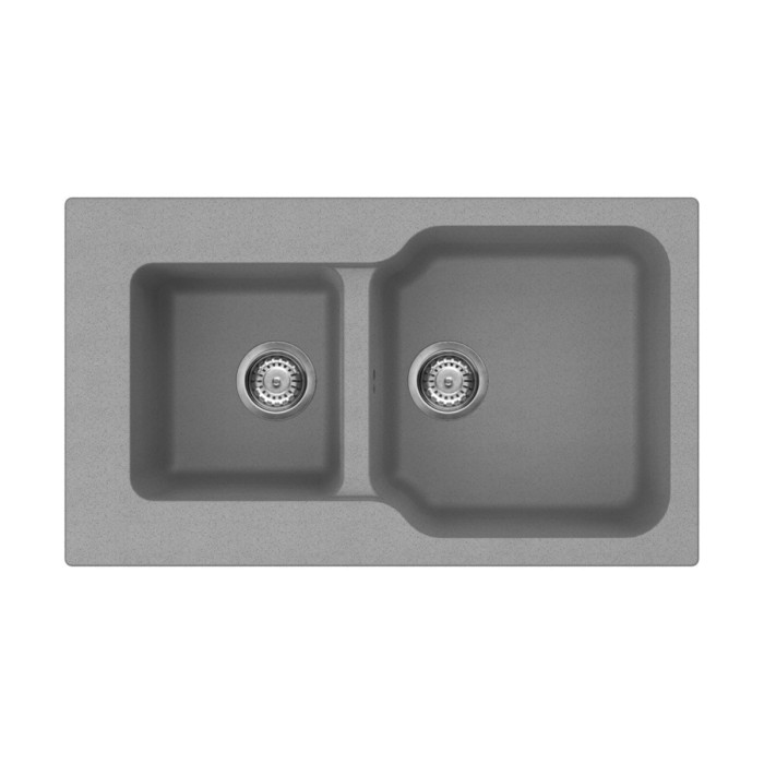 Omoikiri кухонная мойка Maru 86-2, leningrad grey арт. 4993575