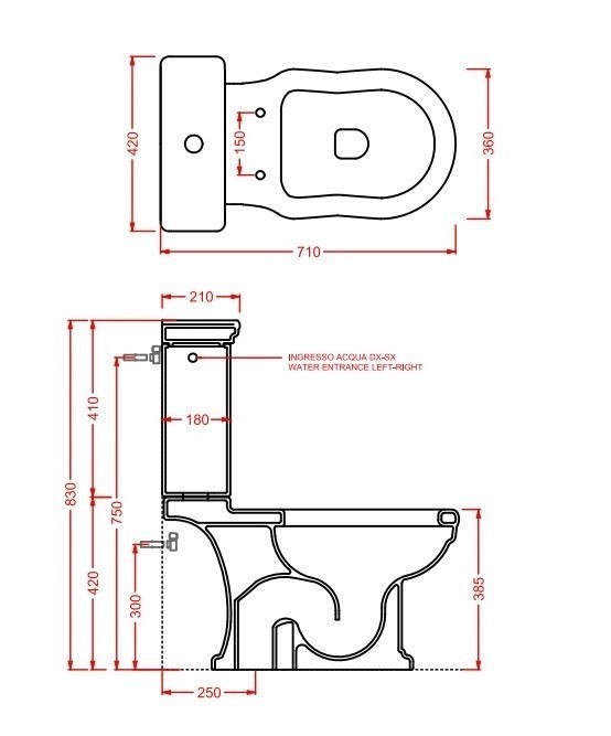 ArtCeram бачок для унитаза, hec001 01 00 hermitage цвет: белый глянцевый
