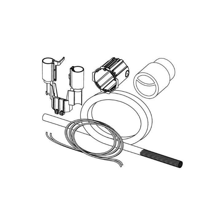 TECE комплект подключения пневматической панели смыва для бачка octa, flushpoint - 9240977