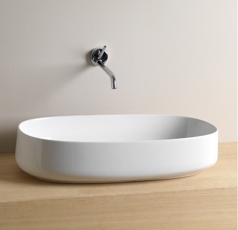 ArtCeram раковина (накладная), col005 01 00 cognac цвет: белый глянцевый