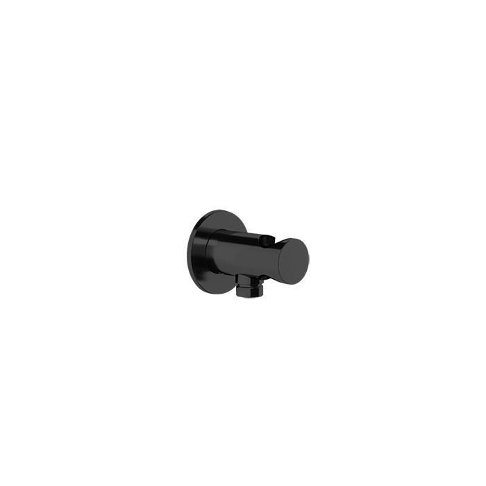Gessi Держатель для душевой лейки с выводом воды, Ingranaggio, 63461#299 цвет: black xl