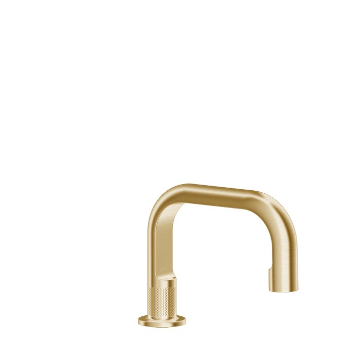 Gessi Излив для ванный, отдельностоящий, H: 14.5см, Inciso, 58091#246 цвет: золото