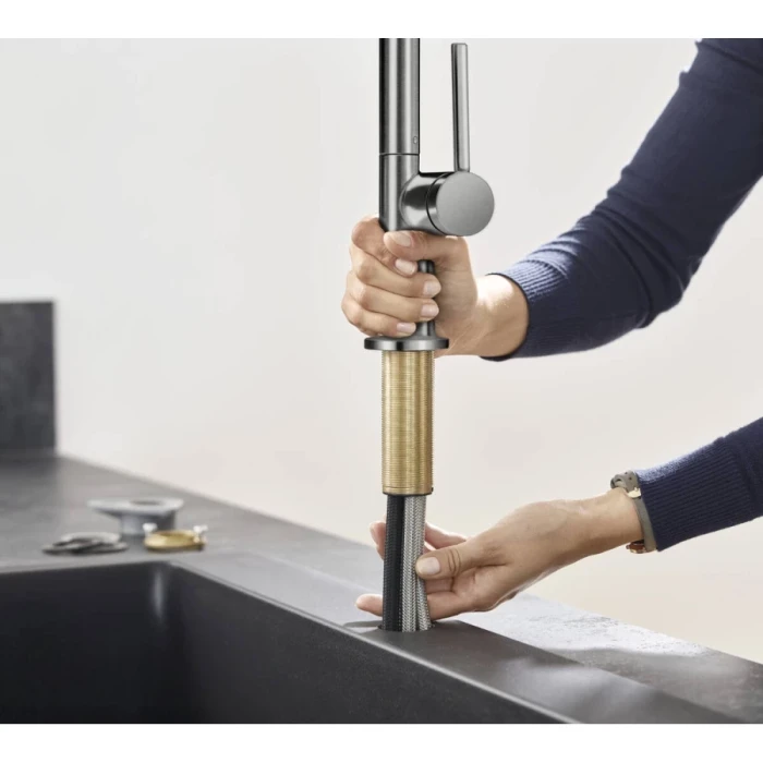 Hansgrohe смеситель для кухни, Talis M54, черный арт. 72801340