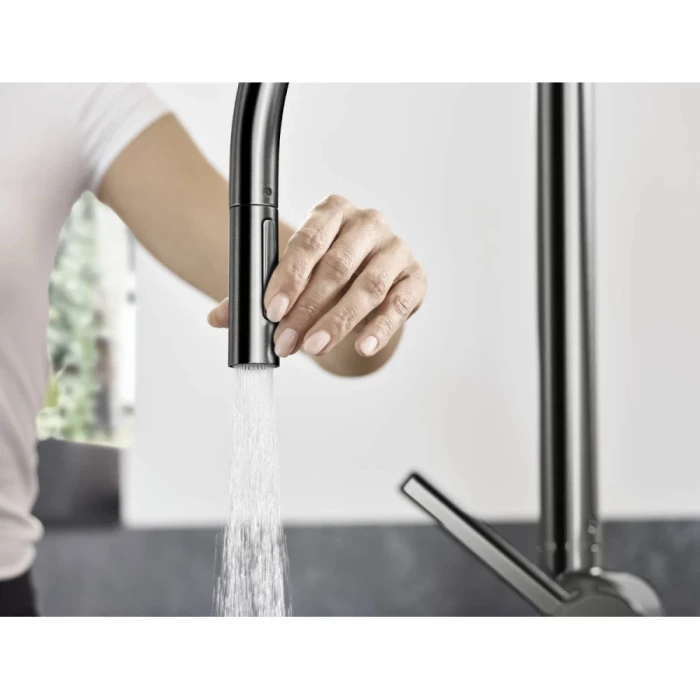 Hansgrohe смеситель для кухни, Talis M54, черный арт. 72801340