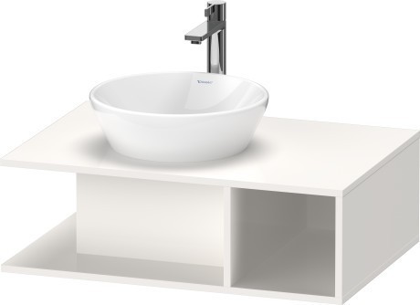 Duravit тумба подвесная под раковину 800 мм х 550 мм, d-neo, de492802222 цвет: белый глянцевый