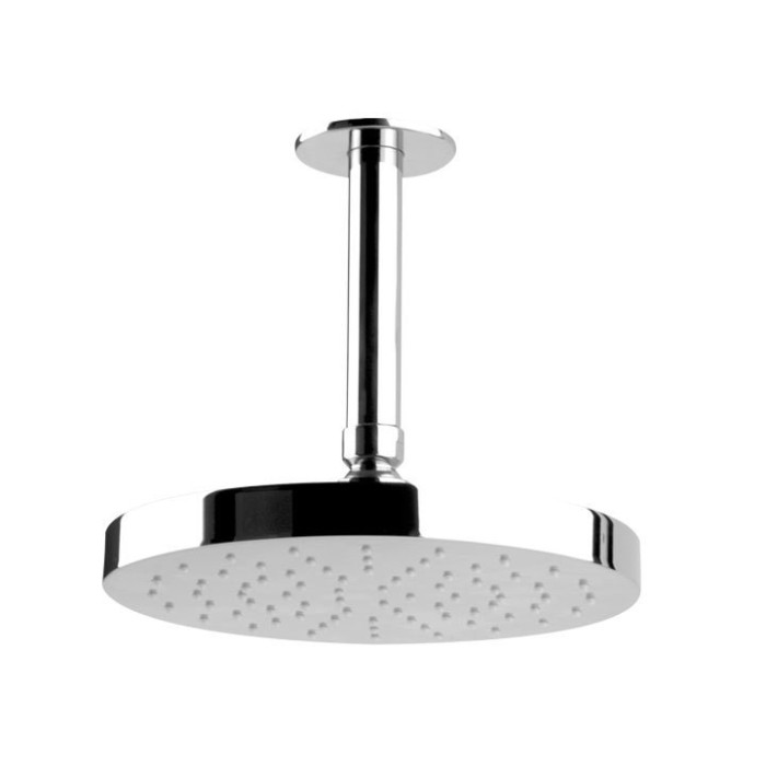 Zucchetti верхний душ d20см, на потолок, 30см, wind, хром арт. z93024