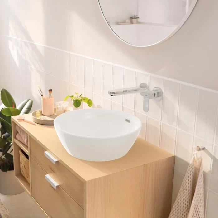 Hansgrohe смеситель для раковины с выпуском, Rebris S, хром арт. 72528000