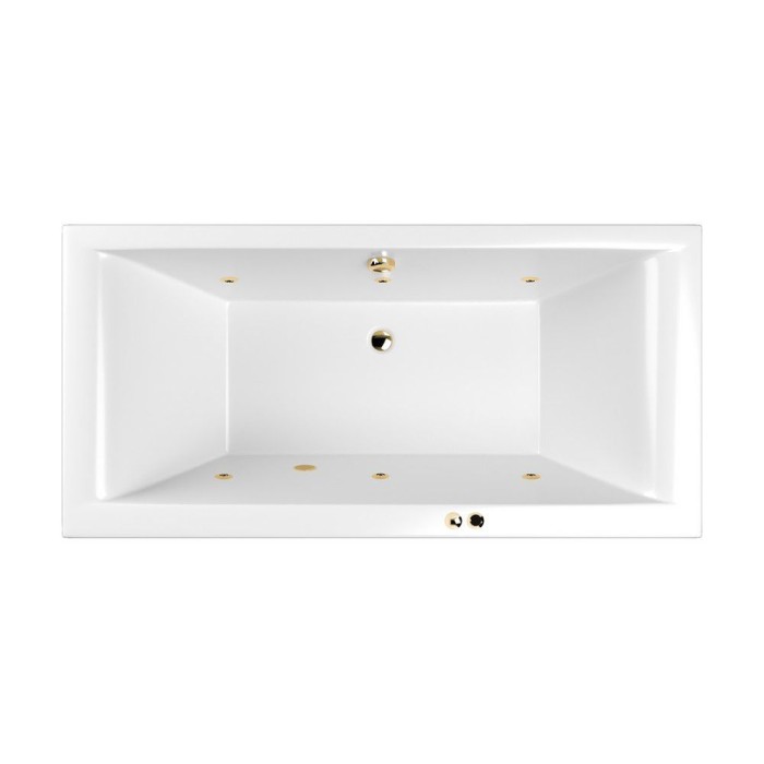 Встраиваемая ванна 170x80 soft, Whitecross Savia duo, золото арт. 0103.170080.100.SOFT.GL