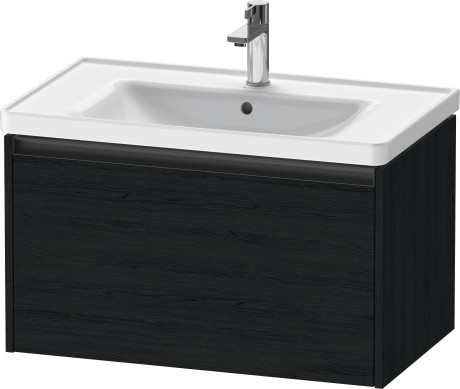 Duravit тумба подвесная под раковину 455 мм х 784 мм х 440 мм, ketho.2, k25083016160000 цвет: чёрный дуб