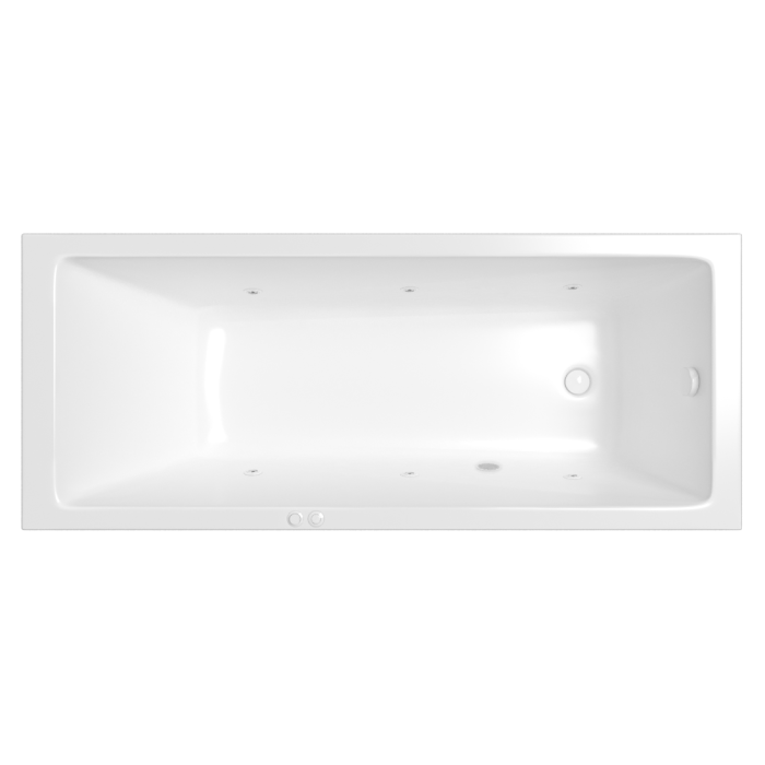 Ванна slim 180x80 soft, Whitecross Wave, белый арт. 0111.180080.100.SOFT.WH