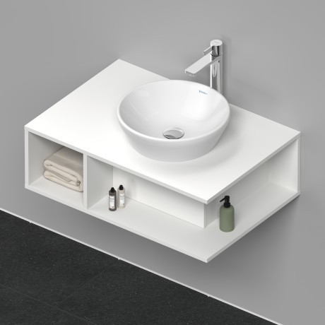 Duravit тумба подвесная под раковину 800 мм х 550 мм, d-neo, de495801818 цвет: gres pietra grey opaco