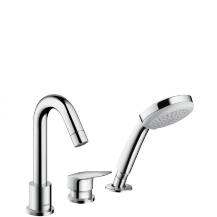 Hansgrohe смеситель для ванны на 3 отверстия, Logis, хром арт. 71313000