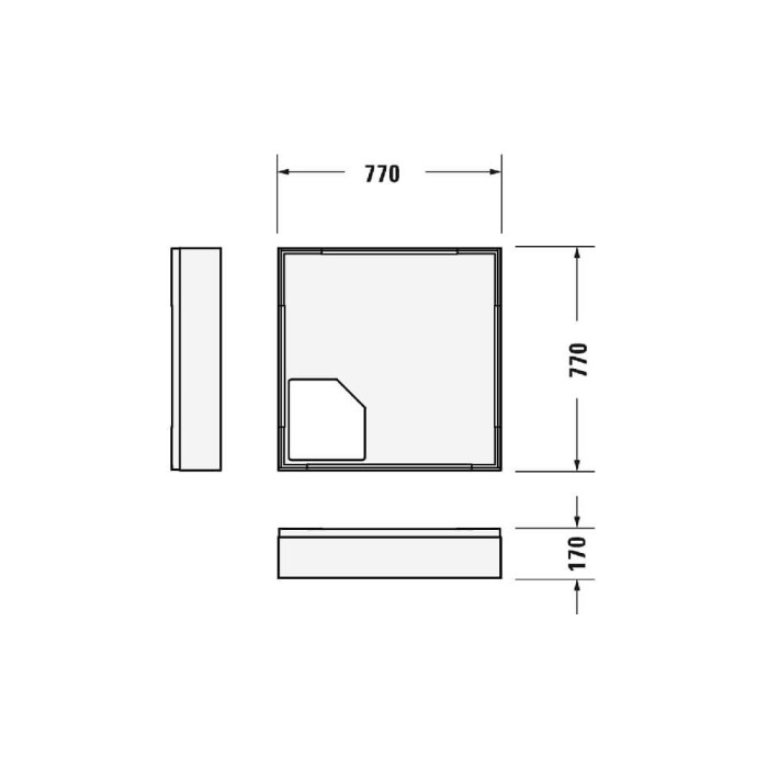 Duravit опора для душевого поддона, d-code, 790478000000000 цвет: