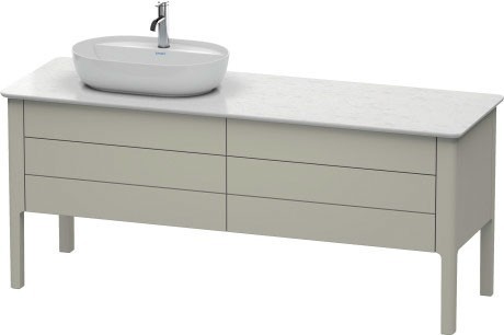 Duravit тумба напольная под столешницу, luv, lu9568l6060 цвет: серо-коричневый
