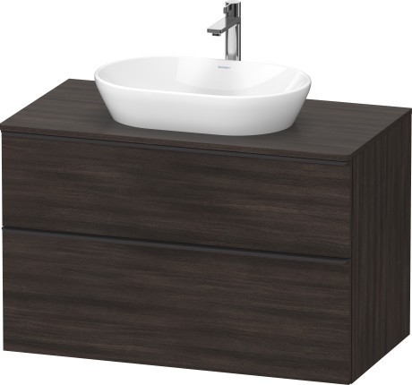 Duravit тумба подвесная под раковину 550 мм х 1000 мм, d-neo, de496805353 цвет: каштан темный