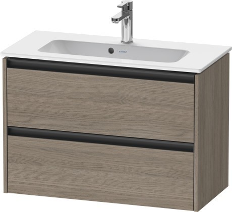 Duravit тумба подвесная под раковину 390 мм х 810 мм х 549 мм, ketho.2, k25256035350000 цвет: дуб терра